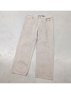 Levis Silver Tabs 94 Baggy Cut Re-Issue Beige Denim Jeans